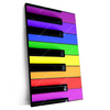 Xxl Wandbild Bunte Klaviertasten Hochformat Produktvorschau Seitlich
