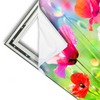 Xxl Wandbild Bunte Mohnblumen Querformat Materialvorschau