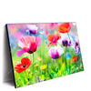 Xxl Wandbild Bunte Mohnblumen Querformat Produktvorschau Seitlich