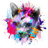 Xxl Wandbild Bunte Sphynx Weiss Quadrat Motivvorschau