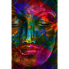 Xxl Wandbild Bunter Buddha Hochformat Motivvorschau