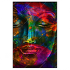 Xxl Wandbild Bunter Buddha Hochformat Produktvorschau Frontal