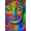 Xxl Wandbild Bunter Buddha No 2 Hochformat Motivvorschau