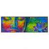 Xxl Wandbild Bunter Buddha No 2 Panorama Produktvorschau Frontal