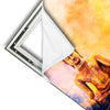 Xxl Wandbild Bunter Buddha No 3 Quadrat Materialvorschau