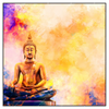 Xxl Wandbild Bunter Buddha No 3 Quadrat Produktvorschau Frontal