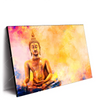 Xxl Wandbild Bunter Buddha No 3 Querformat Produktvorschau Seitlich