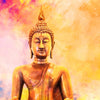 Xxl Wandbild Bunter Buddha No 3 Querformat Zoom