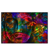 Xxl Wandbild Bunter Buddha Querformat Produktvorschau Frontal