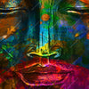 Xxl Wandbild Bunter Buddha Querformat Zoom