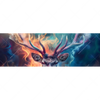 Xxl Wandbild Bunter Hirsch In Flammen Panorama Motivvorschau