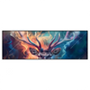 Xxl Wandbild Bunter Hirsch In Flammen Panorama Produktvorschau Frontal