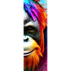 Xxl Wandbild Bunter Orang Utan Schmal Motivvorschau