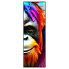 Xxl Wandbild Bunter Orang Utan Schmal Produktvorschau Frontal