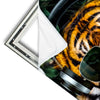 Xxl Wandbild Cooler Tiger Hochformat Materialvorschau