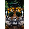 Xxl Wandbild Cooler Tiger Hochformat Motivvorschau