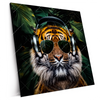 Xxl Wandbild Cooler Tiger Quadrat Produktvorschau Seitlich