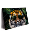 Xxl Wandbild Cooler Tiger Querformat Produktvorschau Seitlich