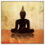Xxl Wandbild Dark Buddha Quadrat Produktvorschau Frontal