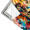 Xxl Wandbild Der Loewe Urban Style Querformat Materialvorschau