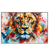 Xxl Wandbild Der Loewe Urban Style Querformat Produktvorschau Frontal