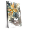 Xxl Wandbild Digitale Blumen No 1 Hochformat Produktvorschau Seitlich