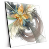 Xxl Wandbild Digitale Blumen No 1 Quadrat Produktvorschau Seitlich