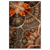 Xxl Wandbild Digitale Blumen No 2 Hochformat Produktvorschau Frontal