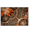 Xxl Wandbild Digitale Blumen No 2 Querformat Produktvorschau Frontal