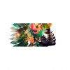 Xxl Wandbild Doppelbelichtung Portraet Einer Afrikanischen Frau Panorama Motivvorschau