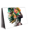 Xxl Wandbild Doppelbelichtung Portraet Einer Afrikanischen Frau Querformat Produktvorschau Seitlich