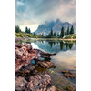 Xxl Wandbild Dramatischer Morgenblick Am See Hochformat Motivvorschau