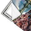 Xxl Wandbild Dramatischer Morgenblick Am See Quadrat Materialvorschau