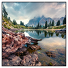Xxl Wandbild Dramatischer Morgenblick Am See Quadrat Produktvorschau Frontal