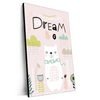 Xxl Wandbild Dream Big Eisbaer Hochformat Produktvorschau Seitlich