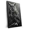 Xxl Wandbild Duestere Eleganz Der Eule Hochformat Produktvorschau Seitlich