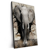Xxl Wandbild Elefant Bricht Durch Mauer Hochformat Produktvorschau Seitlich