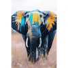 Xxl Wandbild Elefant Farben Der Wildnis Hochformat Motivvorschau