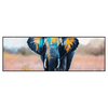 Xxl Wandbild Elefant Farben Der Wildnis Panorama Produktvorschau Frontal