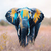 Xxl Wandbild Elefant Farben Der Wildnis Quadrat Motivvorschau