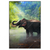 Xxl Wandbild Elefant Im Wasser Hochformat Produktvorschau Frontal