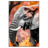 Xxl Wandbild Elefant Savannenzauber In Afrika Hochformat Produktvorschau Frontal