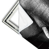 Xxl Wandbild Elefant Schwarzweiss Quadrat Materialvorschau