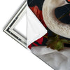 Xxl Wandbild Eleganter Schwan Mit Blumen Quadrat Materialvorschau
