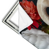 Xxl Wandbild Eleganter Schwan Mit Blumen Querformat Materialvorschau