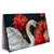 Xxl Wandbild Eleganter Schwan Mit Blumen Querformat Produktvorschau Seitlich