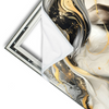 Xxl Wandbild Elegantes Gold Schwarzes Portraet Querformat Materialvorschau