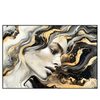 Xxl Wandbild Elegantes Gold Schwarzes Portraet Querformat Produktvorschau Frontal