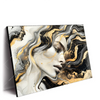 Xxl Wandbild Elegantes Gold Schwarzes Portraet Querformat Produktvorschau Seitlich