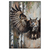 Xxl Wandbild Eule Im Birkenwald Hochformat Produktvorschau Frontal